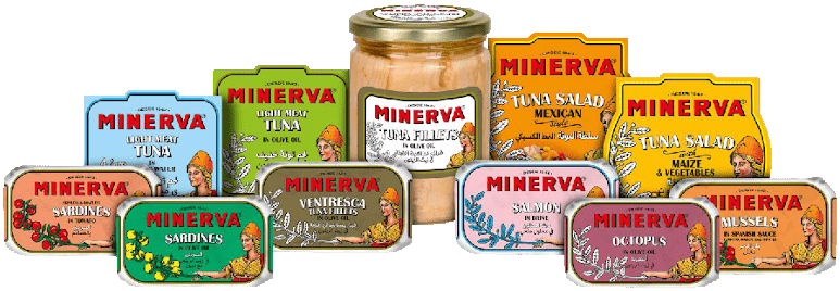 Surtido de productos Minerva