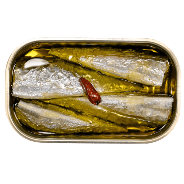 Sardine à l&rsquo;huile d&rsquo;olive vierge extra piquante